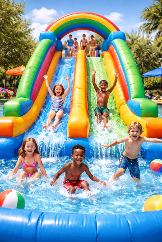 inflatable waterslide